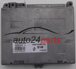 CENTRALINA DO MOTORE RENAULT SIEMENS S101715102 B, S101715102B, 7700851742, 7700860649