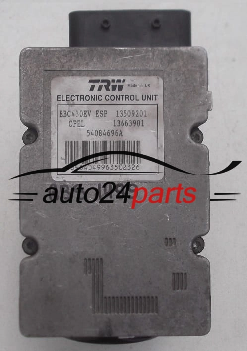 BOMBA DE ABS OPEL VECTRA C SIGNUM GM 09191497, TRW 13663901, 13509201M, 13663901, 54084696A