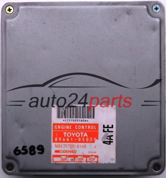 Centralina motore TOYOTA CARINA 1.6 89661-05020 8966105020 MB175700-5160 MB1757005160