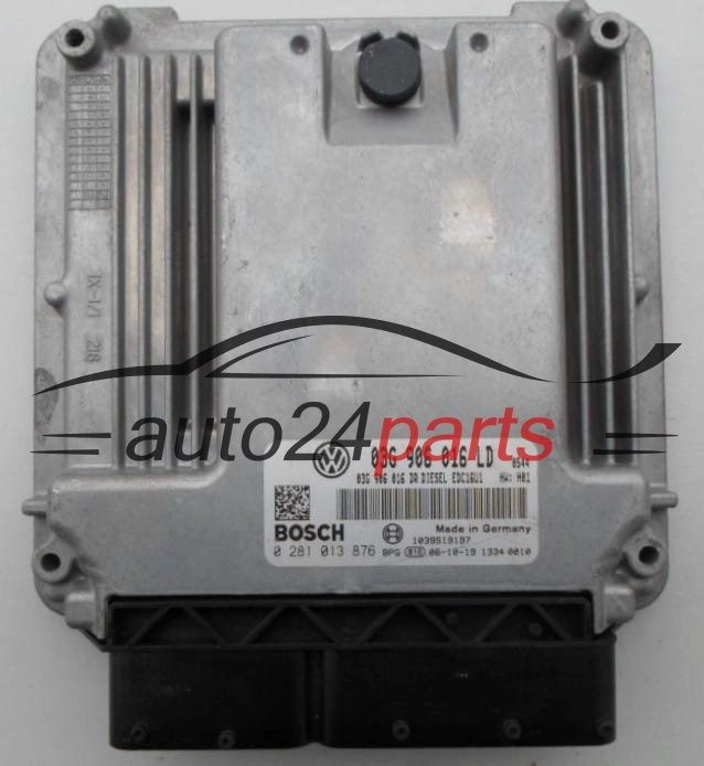 Μονάδα Ελέγχου Κινητήρα VOLKSWAGEN GOLF 2.0 SDI BOSCH 0 281 013 876, 03G 906 016 LD