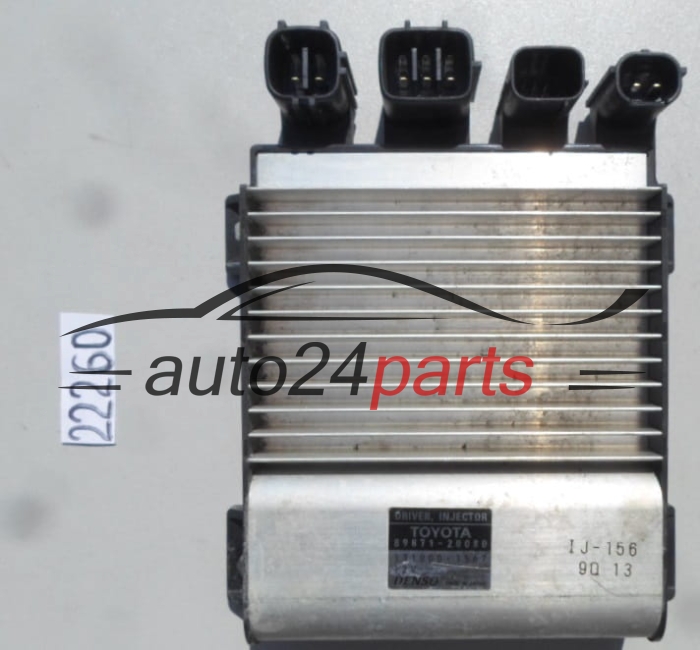 CALCULATEUR MOTEUR TOYOTA AVENSIS RAV-4 2.2 D4D DENSO 131000-1567, 1310001567, 89871-20080, 8987120080