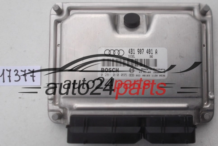 Μονάδα Ελέγχου Κινητήρα AUDI A6 2.5 TDI BOSCH 0 281 010 095, 0281010095, 4B1 907 401 A, 4B1907401A