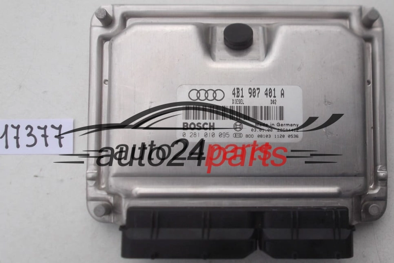 Μονάδα Ελέγχου Κινητήρα AUDI A6 2.5 TDI BOSCH 0 281 010 095, 0281010095, 4B1 907 401 A, 4B1907401A
