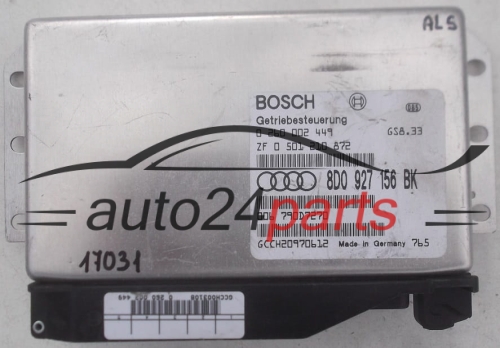 ECU αυτόματο κιβώτιο ταχυτήτων AUDI A4 1.8 TDI BOSCH 0 260 002 449, 0260002449, 8D0 927 156 BK, 8D0927156BK