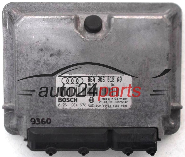 KOMPUTER STEROWNIK SILNIKA AUDI A3 1.8T 1.8 TURBO AGU 06A906018AQ, 06A 906 018 AQ, BOSCH 0261204678, 0 261 204 678