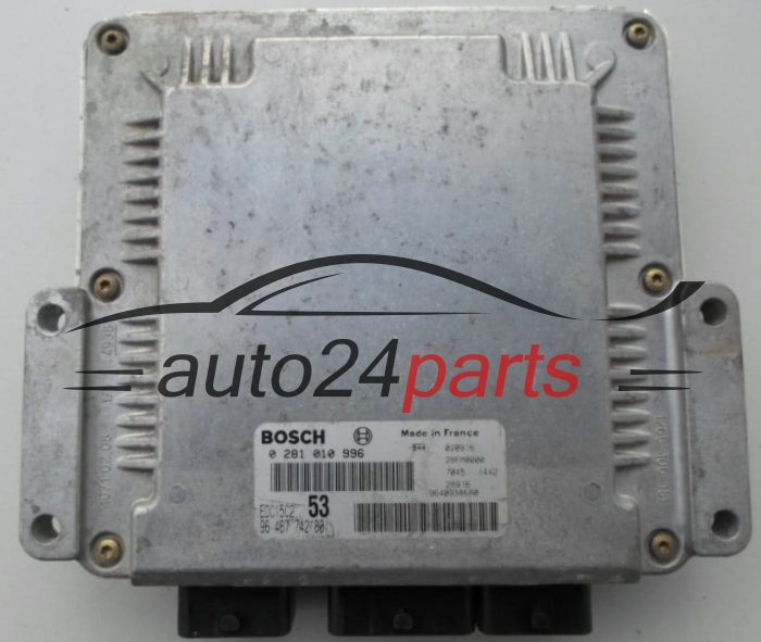 Μονάδα Ελέγχου Κινητήρα CITROEN 2.0 HDI BOSCH 0 281 010 996, 96 467 742 80
