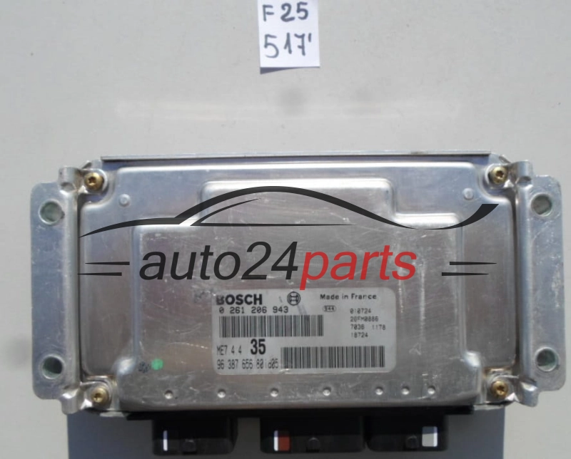 PEUGEOT 307 1.6 16V BOSCH 0 261 206 943, 0261206943, 96 503 461 80, 9650346180, 9638765680 