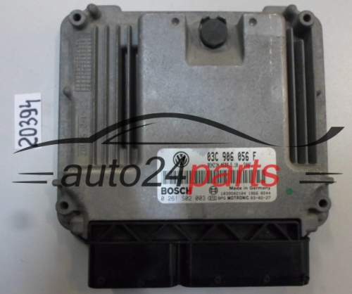 KOMPUTER STEROWNIK SILNIKA VW VOLKSWAGEN TOURAN 1.6 FSI 03C906056F, 03C 906 056 F, BOSCH 0261S02003, 0 261 S02 003, BENZIN MED9.5.10