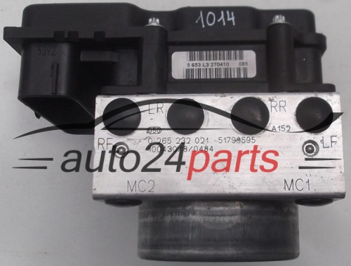 ABS PUMP FIAT PANDA BOSCH 0 265 232 021, 0265232021, 51799595, 0 265 800 673, 0265800673