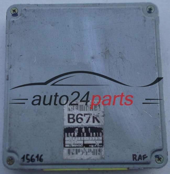 MOTORSTEUERGERÄT ECU STEUERGERAT MAZDA DENSO 079700-3322, 0797003322, B67K 18 881B, B67K18881B
