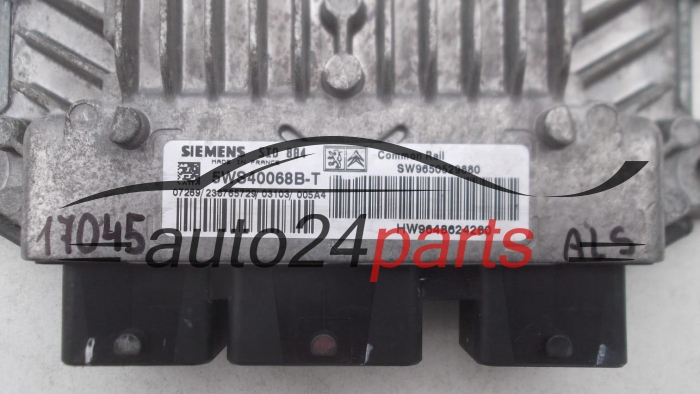 Μονάδα Ελέγχου Κινητήρα C3 1.4 HDI SIEMENS 5WS40068B-T, SW9650529880, HW9648624280, SID 804