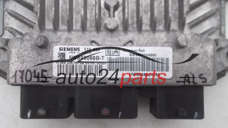 Μονάδα Ελέγχου Κινητήρα C3 1.4 HDI SIEMENS 5WS40068B-T, SW9650529880, HW9648624280, SID 804
