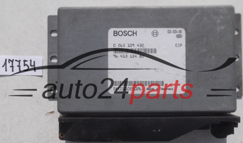 CENTRALINA DO MOTORE ESP PEUGEOT BOSCH 0 265 109 432