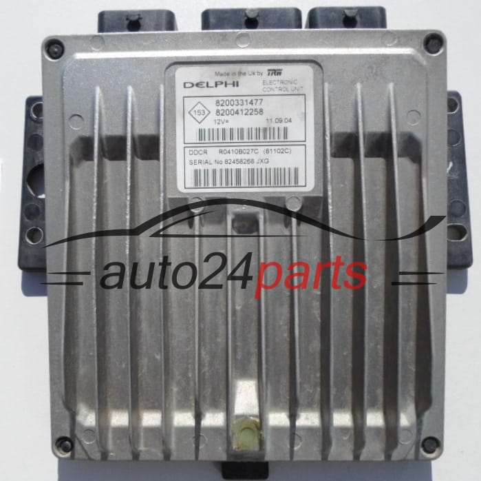 Μονάδα Ελέγχου Κινητήρα RENAULT CLIO 1.5 DCI Delphi R0410B027C, 8200331477, 8200412258