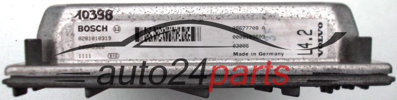 CENTRALINA DO MOTORE VOLVO S60 S80 V70 2.4 TD BOSCH 0281010319