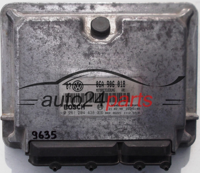 CENTRALINA DO MOTORE VW VOLKSWAGEN GOLF IV 1.8, BOSCH 0 261 204 438, 0261204438, 06A 906 018, 06A906018