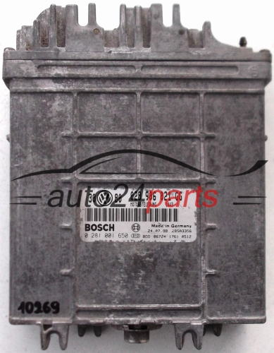 CENTRALINA MOTORE VW VOLKSWAGEN GOLF III 1.9 TDI, BOSCH 0 281 001 650, 0281001650, 028 906 021 GG, 028906021GG