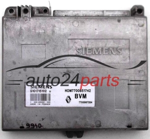 KOMPUTER STEROWNIK SILNIKA RENAULT 19 1.8 16V, SIEMENS S101715102 D, S101715102D, HOM7700851742, 7700851742 - 9940