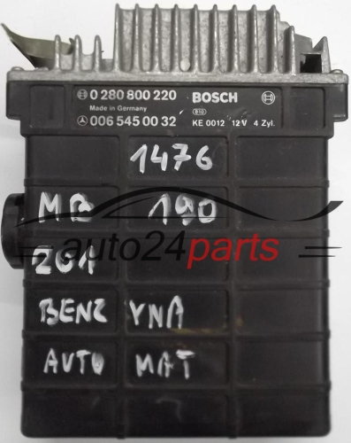 ECU ENGINE CONTROLLER MERCEDES W201 2.0 E A0065450032, 0065450032, A 006 545 00 32, BOSCH 0280800220, 0 280 800 220 