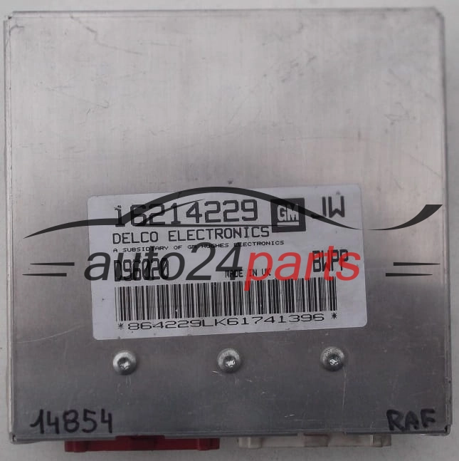 CENTRALINA MOTORE OPEL ASTRA DELCO 16214229 JW, 16214229JW, D96020, BWPP