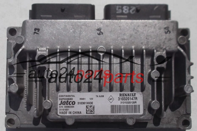 ECU AUTOMATIC GEARBOX RENAULT ESPACE 2.0 DCI CONTINENTAL 5WP22285BD, 310320147R, JATCO 310361XK3E