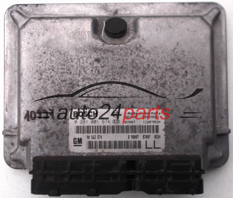 KOMPUTER STEROWNIK SILNIKA OPEL ASTRA VECTRA ZAFIRA 2.0 BOSCH 0 281 001 674
