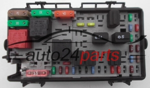 SKRZYNKA ELEKTRYCZNA PRZEKAŻNIKÓW I BEZPIECZNIKÓW MODUŁ NADWOZIA CENTRALKA KOMFORTU BSI PRZEDNIA OPEL CORSA D 2006-, 13217387 EA