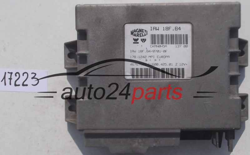 Μονάδα Ελέγχου Κινητήρα FIAT PALIO SIENA 1.2 MAGNETI MARELLI IAW 18F.B4, IAW18FB4, 46767822, 61600.425.01, 6160042501