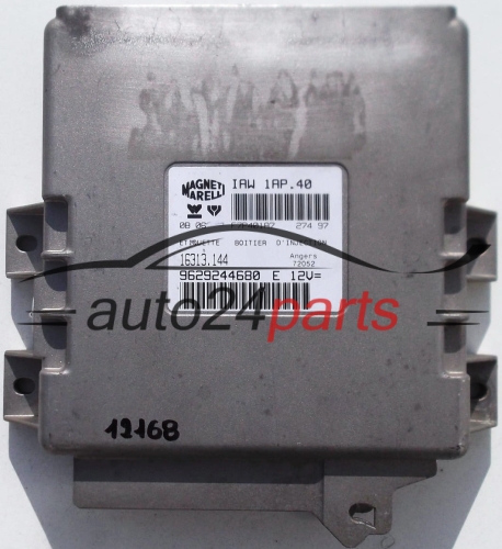 CENTRALINA DO MOTORE CITROEN XANTIA PEUGEOT 406 2.1 MAGNETI MARELLI IAW 1AP.40, IAW1AP40, 9629244680 E, 16313.144, 16313144