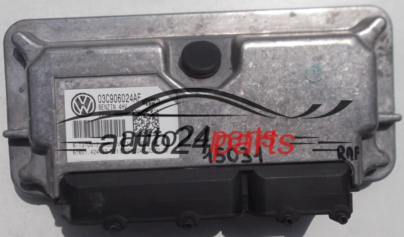 Μονάδα Ελέγχου Κινητήρα VOLKSWAGEN POLO 1.4 MAGNETI MARELLI MY2 4HV.AF, MY24HVAF, 03C 906 024 AF, 03C906024AF, 03C 906 024 F, 03C906024F, 61601.424.03, 6160142403 