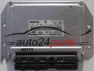 ECU ENGINE CONTROLLER HYUNDAI SANTA FE BOSCH 0 281 012 087, 0281012087, 39101-27213, 3910127213
