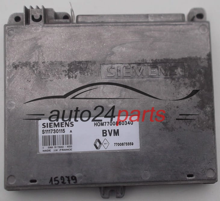 Μονάδα Ελέγχου Κινητήρα RENAULT CLIO SIEMENS S111730115 A, S111730115A, 7700860340, 7700873359