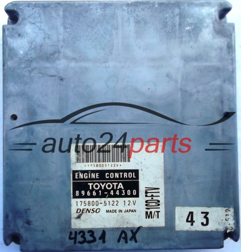 MOTORSTEUERGERÄT ECU STEUERGERAT TOYOTA AVENSIS 2.0 D4-D 1CD-FTV 8966144300, 1758005122