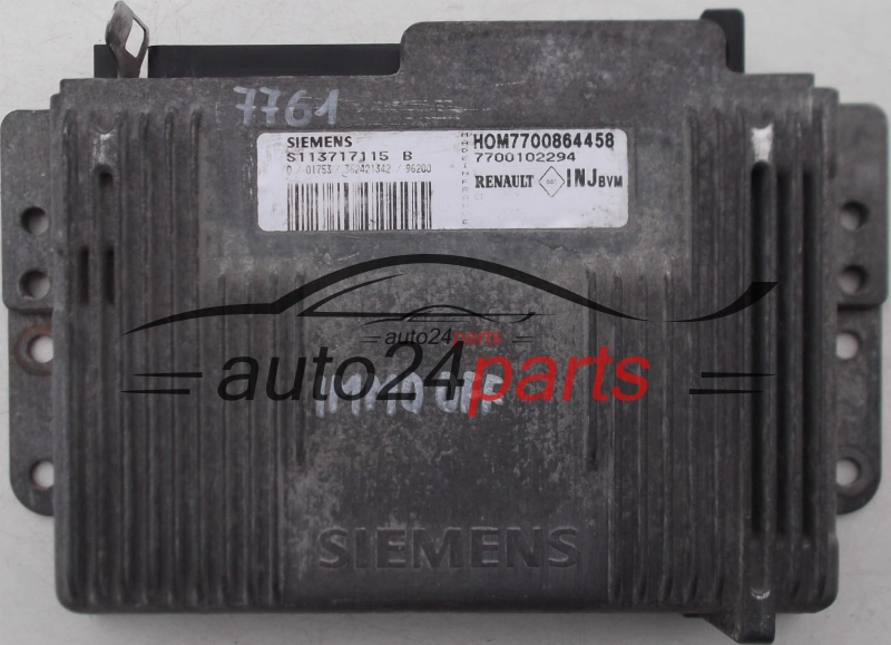 RENAULT LAGUNA 1.8 SIEMENS S113717115B, S113717115D, S113717115 B D, HOM7700864458 HOM 7700864458, 7700102294