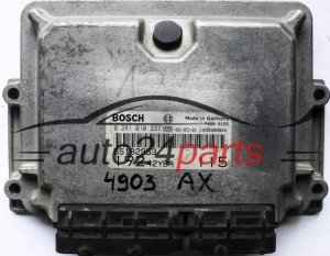 MOTORSTEUERGERÄT ECU STEUERGERAT FIAT STILO 1.9 JTD BOSCH 0281010337, 0 281 010 337, 55182953, 19242YBA