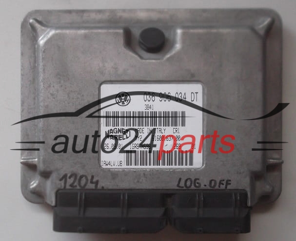 MOTORSTEUERGERÄT ECU STEUERGERÄT VW VOLKSWAGEN LUPO 1.4 036906034DT, 036906034 DT, 61600.637.00, 6160063700, IAW4LVUB, IAW4LV.UB