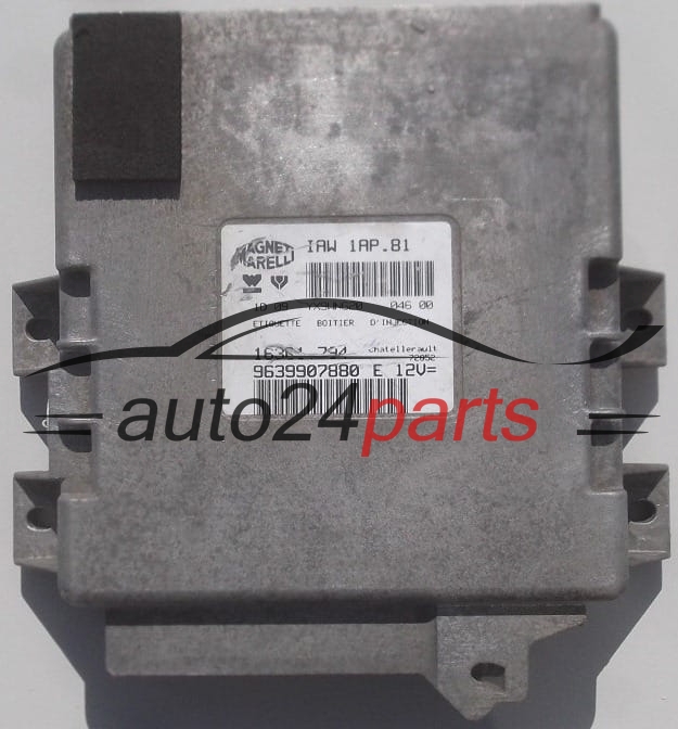 Μονάδα Ελέγχου Κινητήρα PEUGEOT 206 1.4 Magneti Marelli  IAW1AP81, 16301794, 9639907880