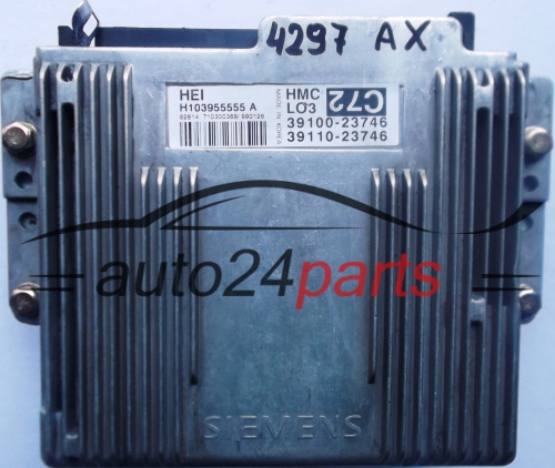 ECU ENGINE CONTROLLER HYUNDAI HEI H103955555 A HMC LO3 C72 3910023746, 39100-23746, 3911023746, 39110-23746