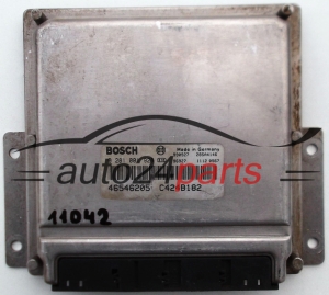 KOMPUTER STEROWNIK SILNIKA FIAT BRAVA BRAVO 1.9 JTD BOSCH 0281001928, 0 281 001 928, C414A182 -  11042, 11043