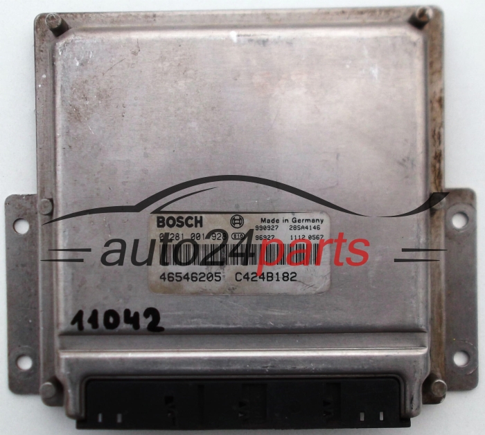 KOMPUTER STEROWNIK SILNIKA FIAT BRAVA BRAVO 1.9 JTD BOSCH 0281001928, 0 281 001 928, C414A182 