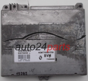 MOTORSTEUERGERÄT ECU STEUERGERAT RENAULT CLIO SIEMENS S101729103 D, S101729103D, HOM7700851758
