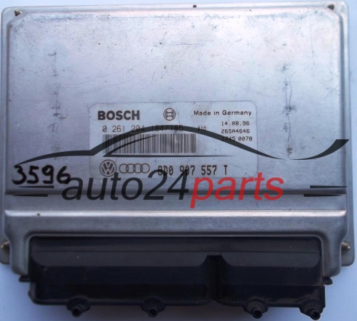 ECU ENGINE CONTROLLER AUDI A4 A6 VW PASSAT 1.8T 8D0907557T, 8D0 907 557 T, BOSCH 0261204185, 0 261 204 185, 0261204184, 0 261 204 184 