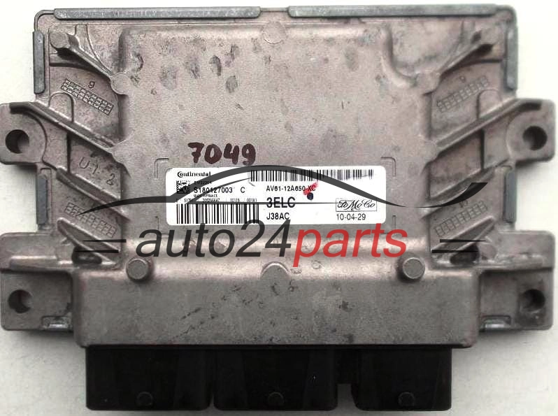 KOMPUTER STEROWNIK SILNIKA FORD C-MAX AV61-12A650-XC, AV6112A650XC, 12A650XC, S180127003 C, 3ELC