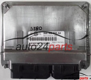ECU ENGINE CONTROLLER VW VOLKSWAGEN PASSAT 2.0 AZM SIEMENS 5WP40109 04, 06B 906 033 AA, 06B906033AA