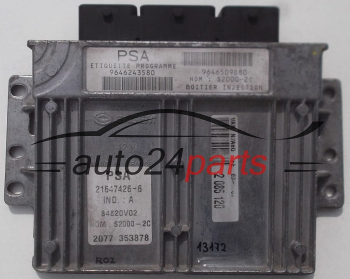 CENTRALINA DO MOTORE CITROEN XSARA 1.4 SAGEM 21647426-6