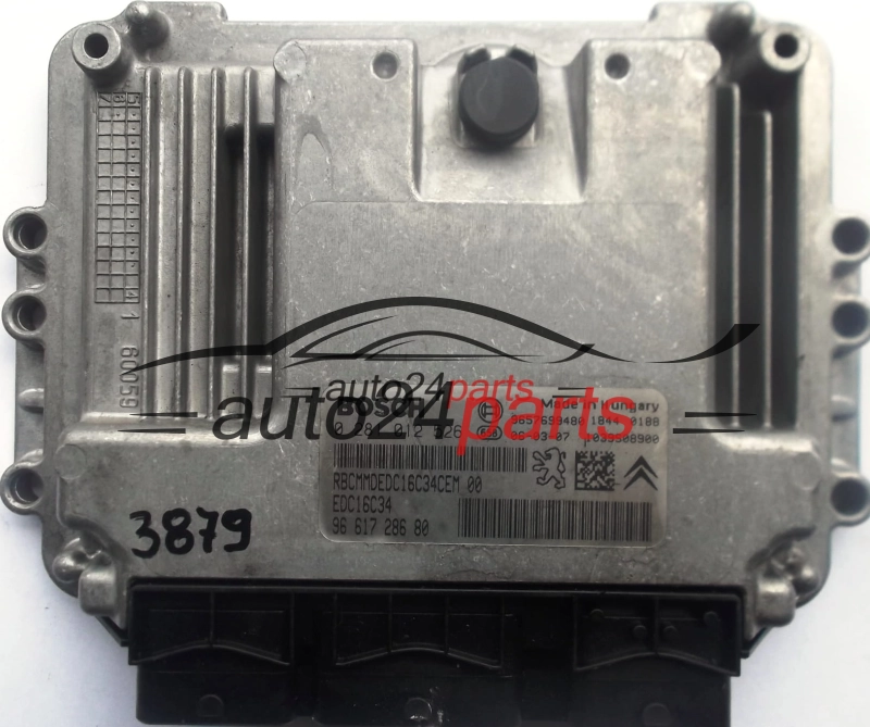 MOTORSTEUERGERÄT ECU STEUERGERAT PEUGEOT 207 1.4 HDI BOSCH 0 281 012 526, 0281012526, 96 617 286 80, 9661728680, 9657699480 EDC16C34, 1039S08900