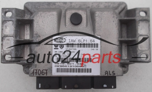 MOTORSTEUERGERÄT ECU STEUERGERAT CITROEN PEUGEOT 2.0 16V MAGNETI MARELLI IAW 6LP1.64, IAW6LP164, 16.560.184, 16560184, 9657649280, 16.821.034, 9661910580
