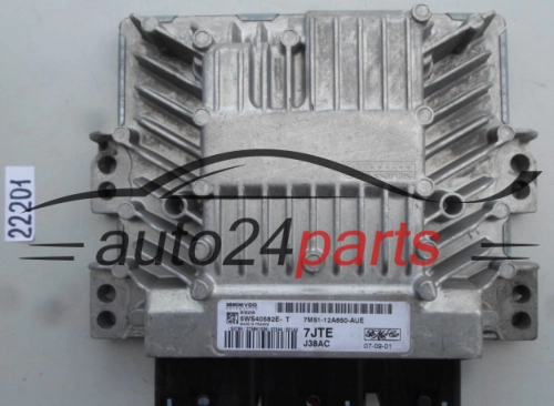 Μονάδα Ελέγχου Κινητήρα FORD 1.8 TDCI 5WS40582E-T, 5WS40582ET, 7M51-12A650-AUE, 7M5112A650AUE