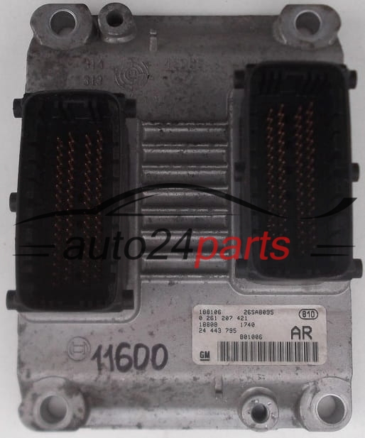 Μονάδα Ελέγχου Κινητήρα OPEL CORSA C 1.0 Z10XE BOSCH 0 261 207 421