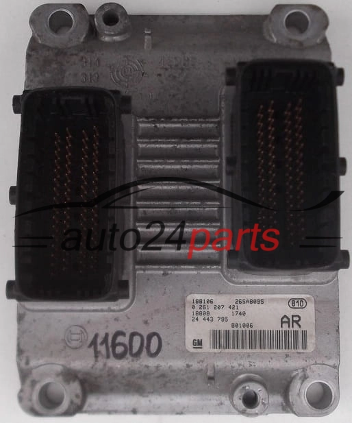 Μονάδα Ελέγχου Κινητήρα OPEL CORSA C 1.0 Z10XE BOSCH 0 261 207 421